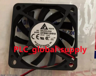 1PCS NEW Delta Cooling Fan EFB0612HHA 12V 0.25A 60*60*10MM 2wires  Fast shipment - Image 1 of 4