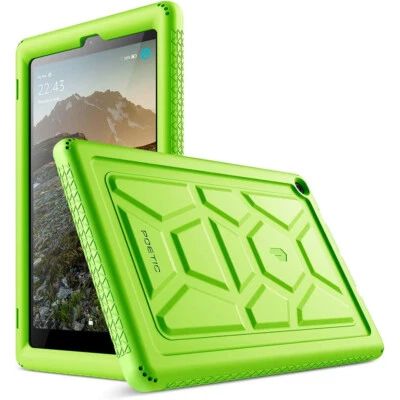 For Amazon Fire HD 10 Tablet 2017/2019 Case | Poetic Soft Silicone Cover Green - Image 1 of 4