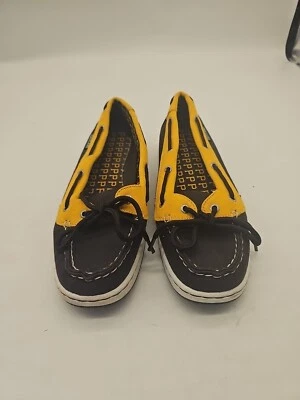 Mocassins femininos Eastland PITTSBURGH PIRATES com "P" no salto 7,5 M - Imagem 1 de 4