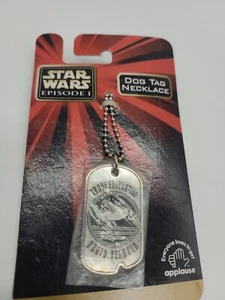 Droid Fighter Star Wars Episodio I Etiqueta de Perro Aplausos NUEVO - Imagen 1 de 4