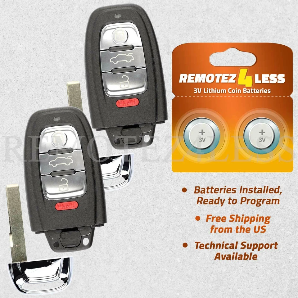 2 For 2009 2010 2011 2012 2013 2014 2015 Audi Q5 Remote IYZFBSB802 Foto 1 de 4