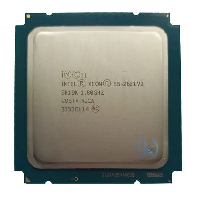 Intel Xeon E5-2651 V2 SR19K 12Core 24Threads 1.80GHz 30MB Socket LGA2011 CPU - Image 1 of 2