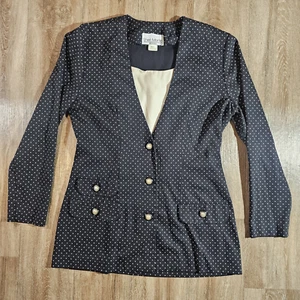 Sheri Martin Petites Womens Sz 6P Blazer Jacket Long Sleeve - Picture 1 of 8