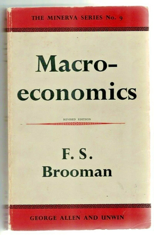 Macroeconomics by F. S. Brooman ( Minerva Series ) - Image 1 of 1