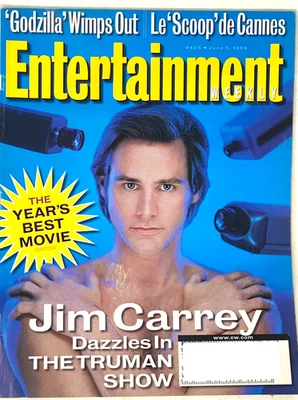 Entertainment Weekly Magazine # 435  June 5, 1996 - Jim Carrey the Truman Show - Image 1 of 2