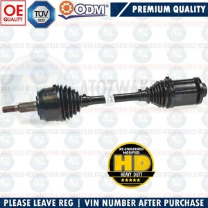 FOR VW TRANSPORTER MULTIVAN CARAVELLE T5 SEMI AUTO FRONT LEFT DRIVESHAFT LH - Picture 1 of 1
