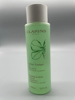 Clarins Loción Tonificante con Iris Combinación Piel Grasa Sin Alcohol - 6.8 OZ NUEVA SIN CAJA Foto 1 de 4