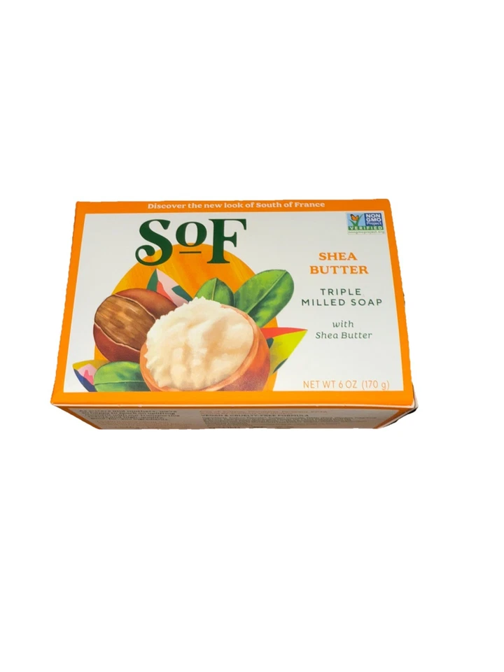 South Of France  Bar Soap Shea Butter  1 Each  6 Oz - Image 1 of 1