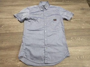 Paul & Shark Yachting Mens Grey Blue Short Sleeve Shirt Size Small 39 - Picture 1 of 9