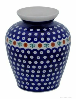 Original Bunzlauer Keramik 2,3L Vase "Emma" 19,7cm, Baluster Blumenvase Dekor 41 - Bild 1 von 2