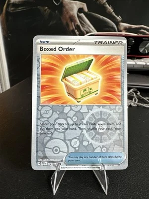Boxed Order 143/162 Sv05: Temporal Forces Reverse Holo - Image 1 of 2