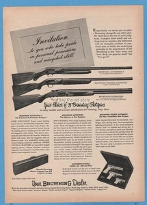 1955 Browning Automatic 5 Superposed Double Automatic Shotgun vintage print ad - Picture 1 of 1