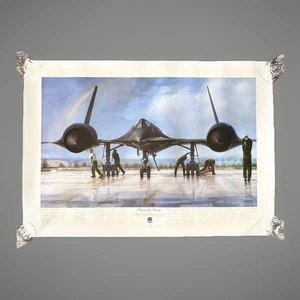 Outrun The Thunder Blackbird Limited Edition Lithograph By John D Shaw - Picture 1 of 6