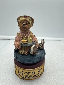 Boyds Bears Love & Kisses Music Box Musical Figurine Nurse Gift  - Picture 1 of 9