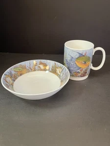 Niño Cuenco y Taza Pez Kaiser Alemania Artista Arrecife Caribeño William Johnson - Imagen 1 de 16
