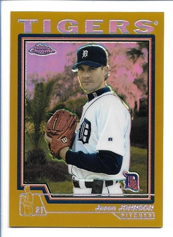 Jason Johnson 2004 Topps Chrome Gold Refractor #286 - Detroit Tigers - Image 1 of 2
