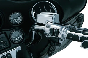1740 Motorcycle Handlebar Accessory: Complete Chrome Replacement Brake and Cl... - Picture 1 of 2