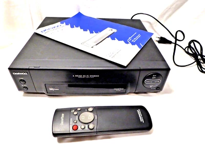 DAEWOO DV-F952 SHOW View 6 Kopf Hi-Fi Videorecorder + Fernsteuerung  Bedienungal - Bild 1 von 4