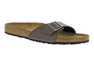 NUEVO EN CAJA - Sandalias de cuero para hombre Birkenstock Madrid talla 13 - brn - Imagen 1 de 1