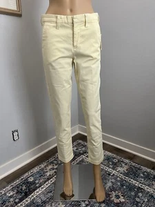 J Brand Clara Trouser mid rise cigarette size 28 NWT - Color: Butter - Picture 1 of 5