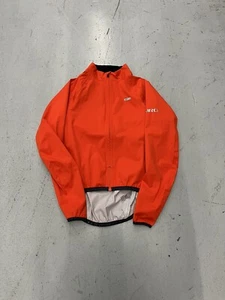 Giro Chrono Expert Men's SMALL Orange Rain Cycling Jacket DWR Water Proof NEW - Picture 1 of 5