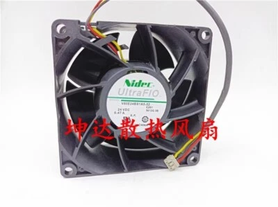 NIDEC V80E24BS1A5-52 7.5-11KW 24VDC 0.47A 8cm Cooling Fan - Image 1 of 3