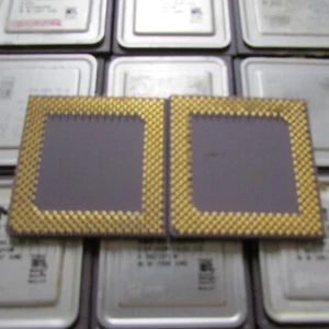 1 LB Lot 21 AMD K6-1,2,3 CPU/Processor Ceramic/Gold-Pins Scrap Recovery Socket 7 - Picture 1 of 4