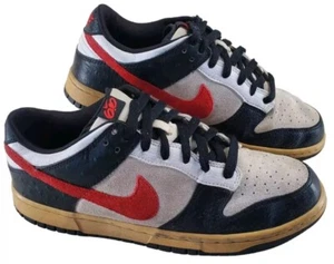 Vtg Nike SB Dunk 6.0 2008 Low Black Red White Mens Sz 9 314142-061 - Picture 1 of 16