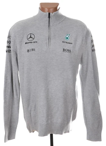 FORMULA 1 AMG PETRONAS MERCEDES-BENZ RACING 1/4 ZIP JACKET SIZE L ADULT Cover
