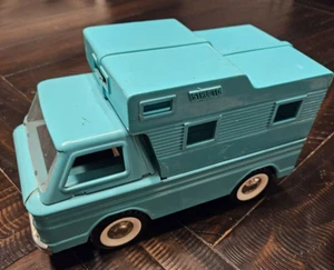 1960s Structo Toys Chevrolet Corvair ramp side Camper Truck, Nice Condition - Picture 1 of 16
