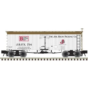 Frigorífico de madera Atlas Model Railroad 20007195 HO 36' Baum's Better Beef #714 - Imagen 1 de 1