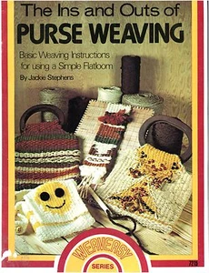 The INS OUTS PURSE WEAVING Macrame Applique Purses Weaving Pattern Book - Picture 1 of 7