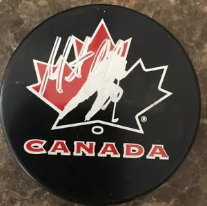 MARTIN BRODEUR Autographed Signed Team Canada puck New Jersey Devils CSI - Picture 1 of 6