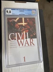 Civil War #1 2006 CGC 9.8 Death of New Warriors McNiven Cover Wraparound Cover - Picture 1 of 5