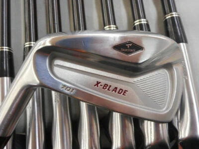 LEFTY LEFT-HANDED BRIDGESTONE X-BLADE 701 8PC R-FLEX IRONS SET GOLF CLUBS - Image 1 of 4
