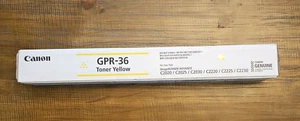 Cartucho de tóner amarillo Canon 3785B003AA GPR-36 ¡Envío gratuito! - Imagen 1 de 7