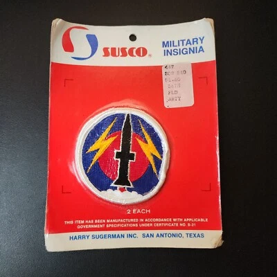 Vintage New Old Stock US ARMY Shoulder Patches-56th Field Artillery Command - Image 1 of 2