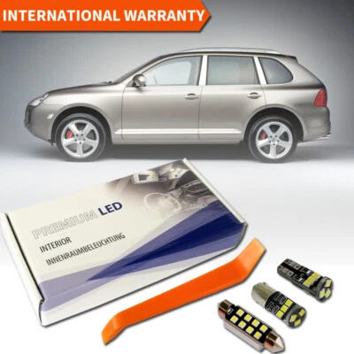 PORSCHE CAYENNE LED INTERIOR KIT PREMIUM 17 BULBS ERROR FREE 955 957 92A 9PA - Image 1 of 4