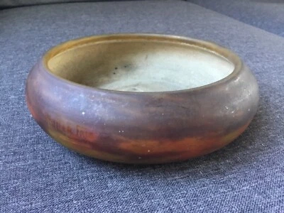 Coupe pâte de verre signé Muller Frères Lunéville Art déco TBE - Photo 1/4