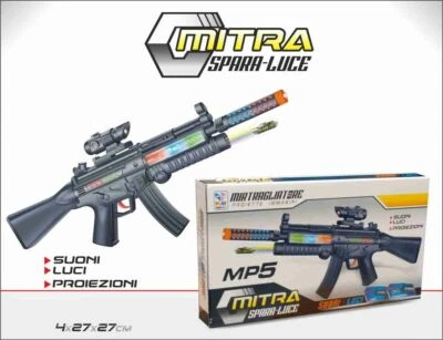 Mitra Mitragliatrice Spara Luce Con Suoni Giocattolo Gioco Bambini sar