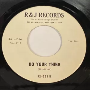 Soul Funk Jazz 45 - Do Your Thing / Organ Grinder Swing - R&J Records - HEAR IT - Picture 1 of 2
