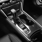 Carbon Fiber Black Gear Shift Panel Frame Cover Trim For  2018-2022 Honda Accord
