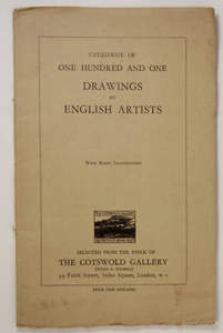 Catalogue of One Hundred and One Drawings by English Artists Cotswold Gallery - Picture 1 of 3
