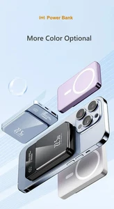 Power Bank Magnetic Pack Wireless Charger 10000mah Battery Portable External - Picture 1 of 17