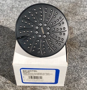 Moen 6512EPBL 6-Function Eco-Performance Showerhead in Matte Black** - Picture 1 of 6