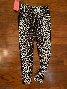 Betsey Johnson lässige Leggings Damen Größe Small Leopardenmuster Activewear - Bild 1 von 2