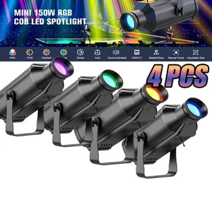 4PCS RGB Spot Light 150W COB Beam Stage Light DMX Show Party Disco DJ Lighting - Picture 1 of 12
