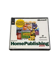 Microsoft Home Publishing 2000 Graphics Studio Hallmark Connections 3 CD-ROM - Afbeelding 1 van 4