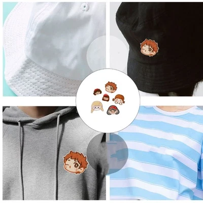 6Pcs Adhesive Embroidery Applique Iron On Polyester Patches for Kid Clothing - Image 1 of 4