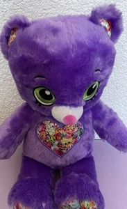 Build-A-Bear Workshop Bär Teddy TeddyBär mit Herz Lila Shopkins - Bild 1 von 5